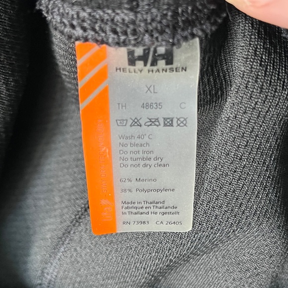 Helly Hansen Men’s LIFA 2 layer Merino Base Layer Pants, CL - Picture 6 of 6